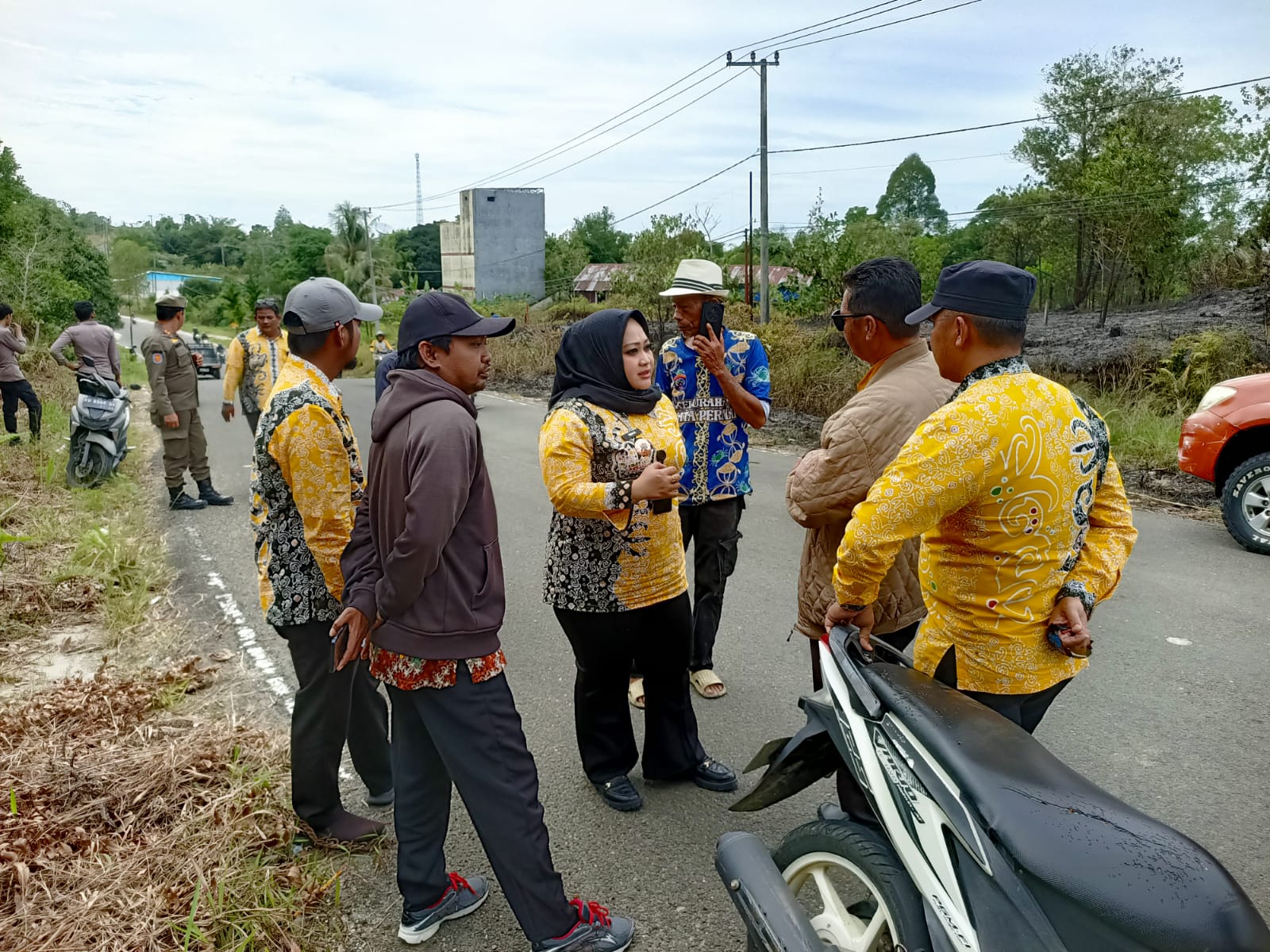 Monitoring Kebakaran Lahan Di RT. 02 Kelurahan Juata Permai